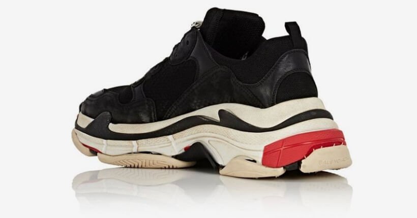 balenciaga triple s tutte nere